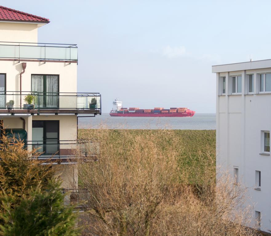 Ferienwohnung Mit Meerblick Grimmershoernbucht Cuxhaven Exteriör bild